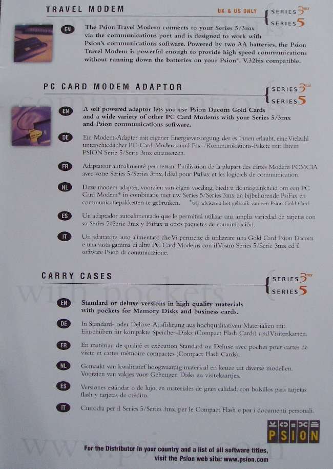  Psion leaflet 